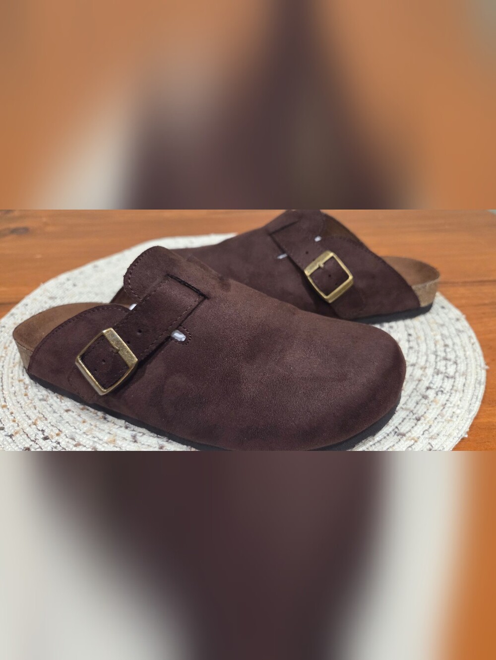 Cliffs by WHITE MOUNTAIN Women’s Suede Slip-On Clog in Chocolate - Picture 5 of 6